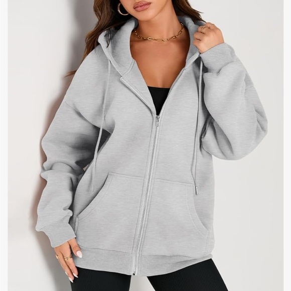 EFAN Full Zip Grey Hoodie - Picture 4 of 6